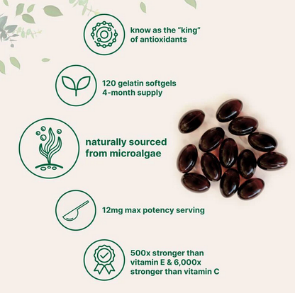 Premium Astaxanthin Antioxidant Softgels™